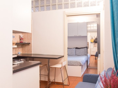 Appartamento con 1 camera da letto con aria condizionata e balcone in affitto a Vigentino