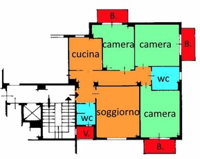 Appartamento in Vendita ad Arcola - 140000 Euro