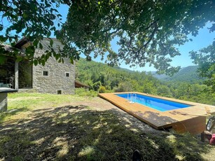 Elegante villa in pietra con piscina