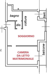 Bilocale in Via Dei Caniana, Bergamo, 1 bagno, con box, 60 m²