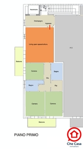 Quadrilocale a Cesenatico, 2 bagni, posto auto, 110 m², 1° piano