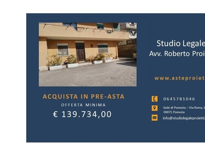 ACQUISTA IN PRE ASTA! VIA ITALIA 51 - ROCCA DI PAPA