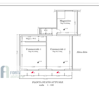 Locale commerciale in affitto, Forte dei Marmi centro