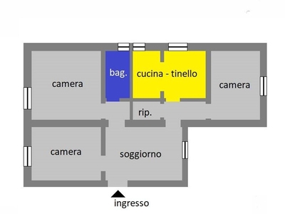 Appartamento in Vendita a Genova, zona San Teodoro, 133'000€, 120 m²