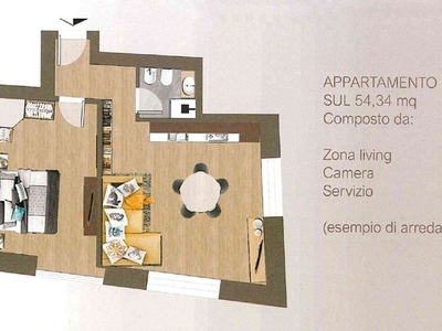 Trilocale in Vendita a Firenze, zona Centro Storico, 349'000€, 78 m²