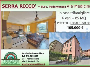 Appartamento Trilocale in ottime condizioni, in vendita in Via Antonio Medicina, Serra Ricco'