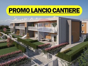 Trilocale a Presezzo, 1 bagno, giardino privato, con box, 106 m²