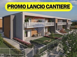 Trilocale a Presezzo, 1 bagno, giardino privato, con box, 108 m²