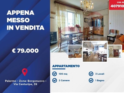 Appartamento in vendita a Palermo via Centuripe, 39