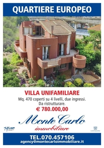 Villa in vendita a Cagliari via Mosca