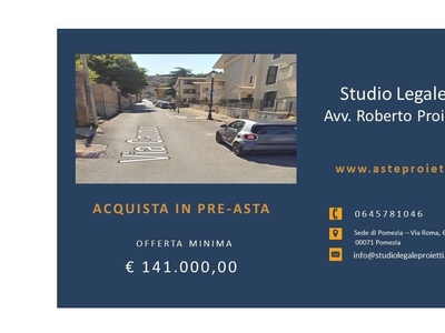 ACQUISTA IN PRE ASTA! VIA CAVOUR 45 – ROCCA DI PAPA - RM