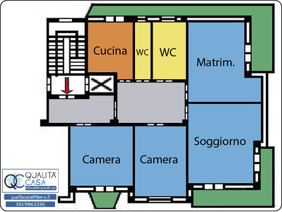 Appartamento di 4 vani /145 mq a Bari - Carrassi