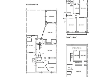 Casa Indipendente in Vendita a Torino, 268'500€, 268 m², con Box