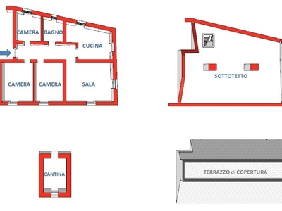 Appartamento in Vendita a Genova, zona Struppa, 85'000€, 89 m²