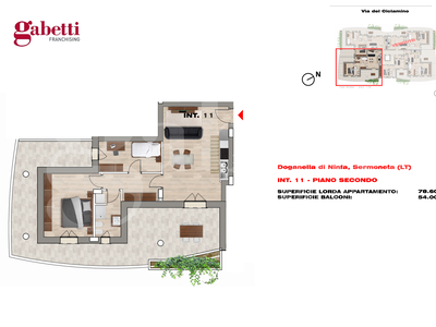 Trilocale nuovo a Sermoneta