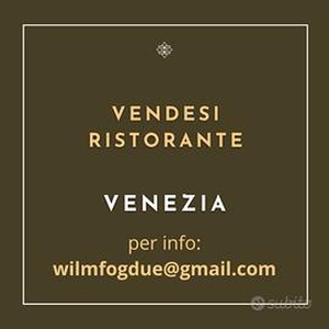 Vendesi ristorante - Venezia centro storico