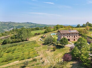 Agriturismo biologico in vendita immersa tra le colline e le vigne dell'Emilia Romagna