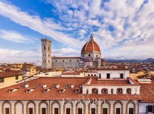 Esclusivo appartamento con vista panoramica sulla Cupola del Brunelleschi in vendita a Palazzo Portinari Salviati, proprietà storica a pochi passi da Piazza Duomo
