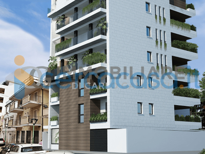 Trilocale di nuova costruzione con doppio balcone a Pescara