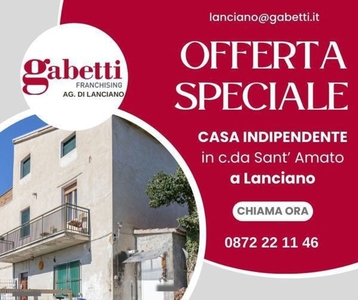 Casa indipendente in Contrada Sant'Amato 148, Lanciano, 5 locali