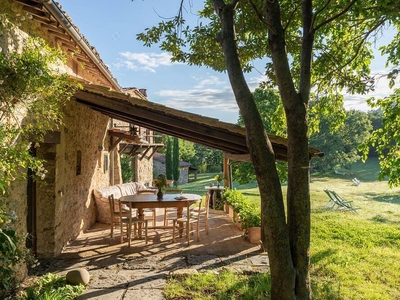 Le Pianore Villa privata con Piscina, vista del Monte Amiata