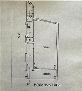 Negozio in buono stato di 100 mq.