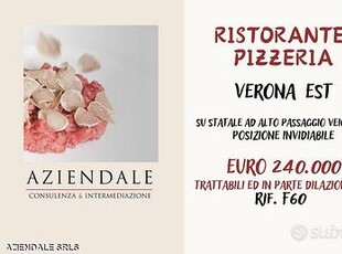 Ristorante pizzeria posizione invidiabile