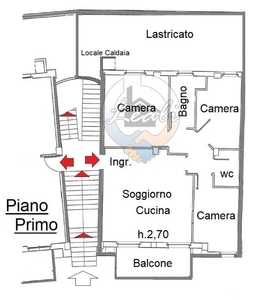 Quadrilocale in C.da S. Paolo, Montegiorgio, 2 bagni, con box, 81 m²