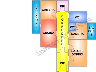 Quadrilocale in Via Rodolfo Falvo, Napoli, 2 bagni, 140 m², 7° piano