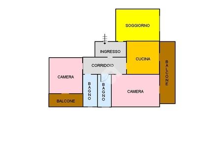 Trilocale in vendita