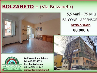 Appartamento in Vendita in Via Bolzaneto a Genova