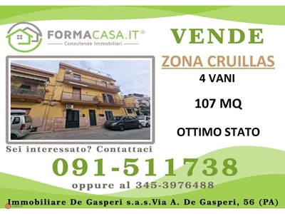 Appartamento in Vendita in Via Cruillas 163 a Palermo