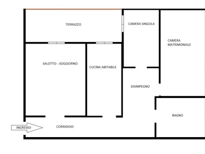 Trilocale in vendita a Venosa, Via Roma 35