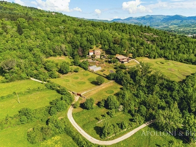 Villa Fontanelle With Bio Pool And View Of Poppi Castle Tuscany