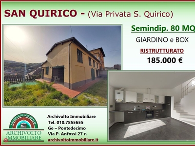 Appartamento in Vendita in Via San Quirico a Genova