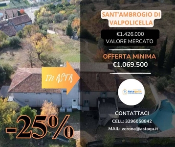 Intero Stabile all'asta a Sant'Ambrogio di Valpolicella via Grola , 37