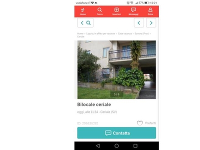 Affitto Appartamento Vacanze a Ceriale