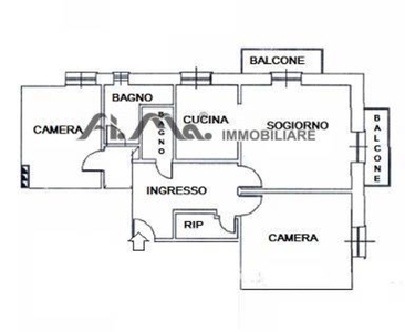 Trilocale in Via Alessandria, Savona, 2 bagni, 95 m², 4° piano