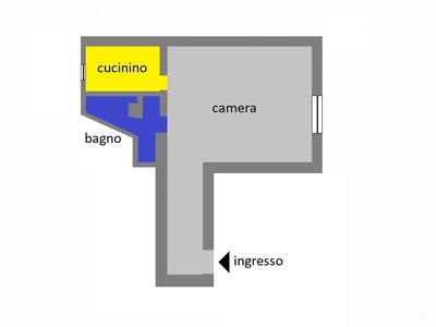 Quadrilocale in Vendita a Genova, zona Di Negro, 45'000€, 53 m²