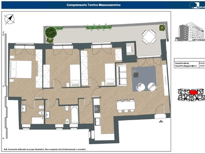 Quadrilocale in Vendita a Roma, 545'000€, 112 m², con Box