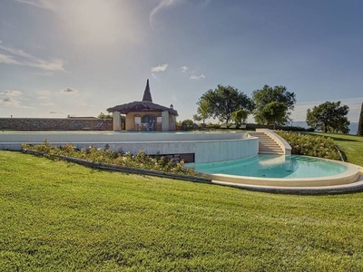 Villa indipendente con A\/C, Wifi, piscina privata, Tv, patio, vista panoramica, parcheggio