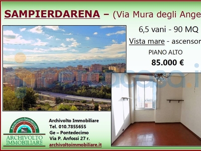 Appartamento da ristrutturare, in vendita in Mura Degli Angeli, Genova