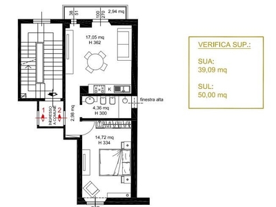 Bilocale in Vendita a Firenze, zona Le cure, 258'000€, 50 m²