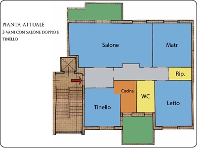 Appartamento di 3 vani /120 mq a Bari - San Paolo (zona Breda)