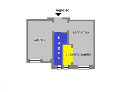 Quadrilocale in Vendita a Genova, zona San Teodoro, 59'000€, 58 m²