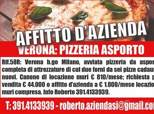 AziendaSi - pizzeria asporto in gestione- no bar
