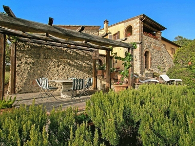 Ancient Farmhouse With Spectacular Views Over The Val D’orcia