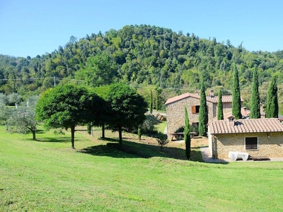 Casale In Stile Toscano Con Parco Piscina E Dependance In Zona Panoramica In Vendita A Chianni, Riva