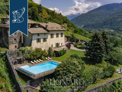 Stunning Panoramic Villa With A Pool For Sale In Valtellina