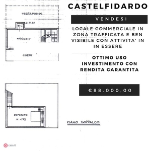 Negozio/Locale commerciale in Vendita in Via 4 novembre 71 a Castelfidardo
